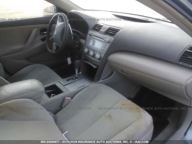 4T1BE46K07U563025 - 2007 TOYOTA CAMRY NEW GENERAT CE/LE/XLE/SE GREEN photo 5