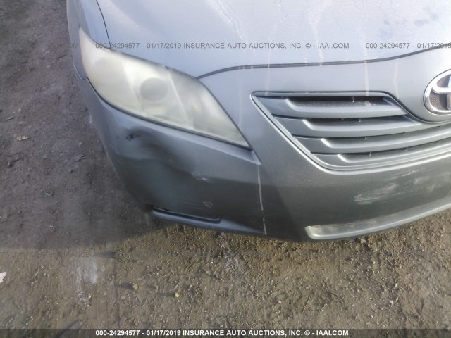 4T1BE46K07U563025 - 2007 TOYOTA CAMRY NEW GENERAT CE/LE/XLE/SE GREEN photo 6