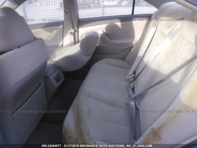 4T1BE46K07U563025 - 2007 TOYOTA CAMRY NEW GENERAT CE/LE/XLE/SE GREEN photo 8