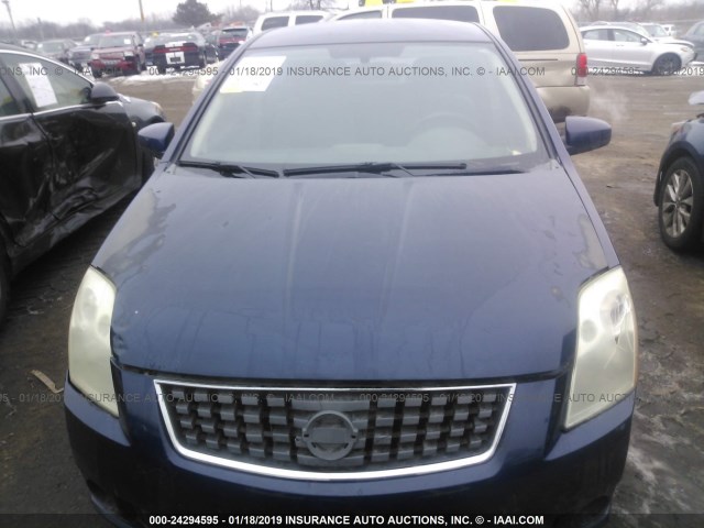 3N1AB61E87L662596 - 2007 NISSAN SENTRA 2.0/2.0S/2.0SL Navy photo 6