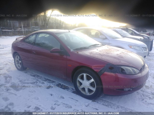 1ZWFT61L1Y5620490 - 2000 MERCURY COUGAR V6 RED photo 1