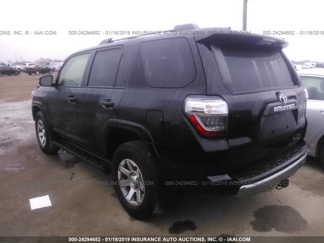 JTEBU5JRXG5302850 - 2016 TOYOTA 4RUNNER SR5 PREM/LTDL/TRAIL/TRD BLACK photo 3