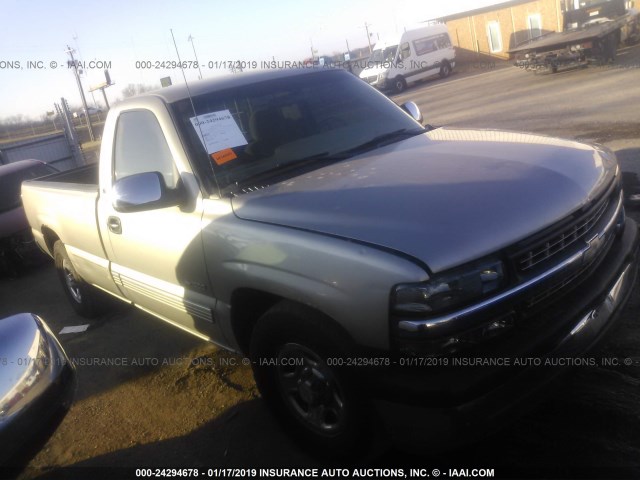 1GCEC14W5YE315313 - 2000 CHEVROLET SILVERADO C1500 SILVER photo 1