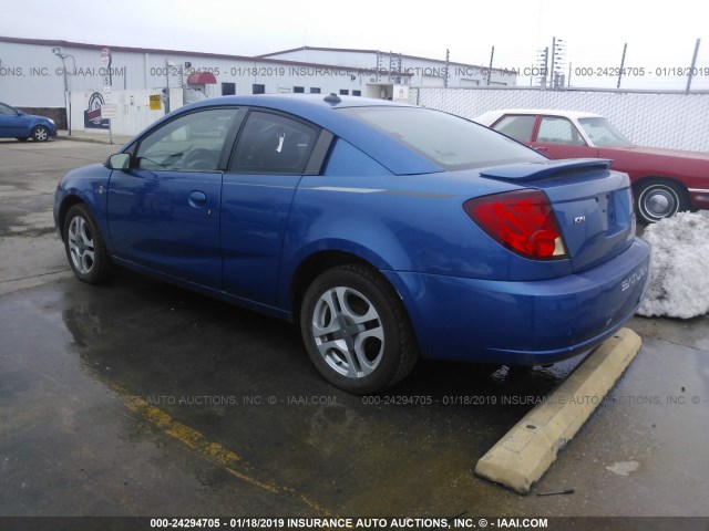 1G8AW12FX4Z122015 - 2004 SATURN ION LEVEL 3 BLUE photo 3