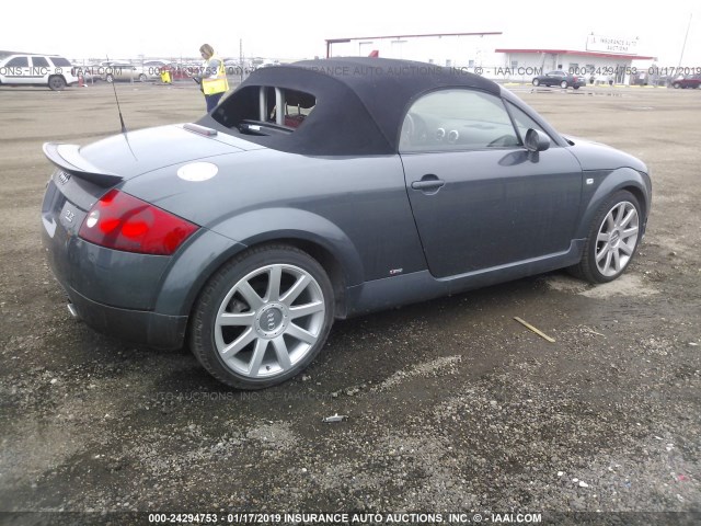 TRUUD28N351013589 - 2005 AUDI TT 3.2 GRAY photo 4