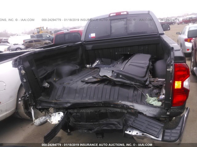 5TFRW5F17GX207389 - 2016 TOYOTA TUNDRA DOUBLE CAB SR/SR5 GRAY photo 6