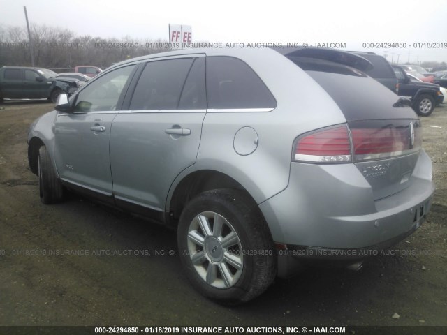 2LMDU68C87BJ35436 - 2007 LINCOLN MKX SILVER photo 3