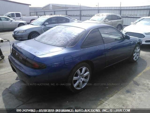 JN1AS44D1TW051711 - 1996 NISSAN 240SX SE BLUE photo 4