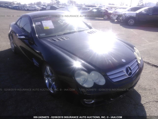 WDBSK71F67F119045 - 2007 MERCEDES-BENZ SL 550 BLACK photo 1