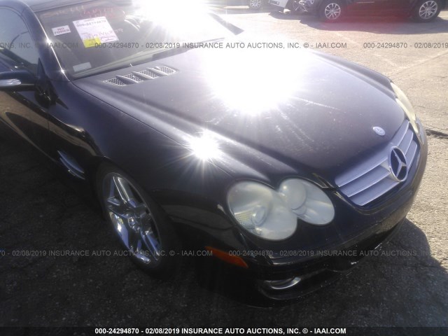 WDBSK71F67F119045 - 2007 MERCEDES-BENZ SL 550 BLACK photo 6