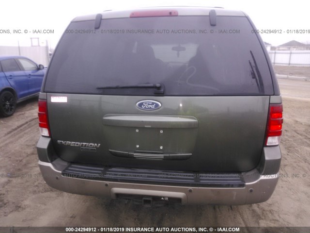 1FMPU17L63LC53878 - 2003 FORD EXPEDITION EDDIE BAUER GREEN photo 6