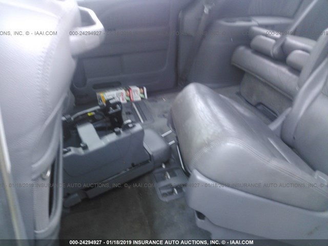 5FNRL38785B136130 - 2005 HONDA ODYSSEY EXL SILVER photo 8