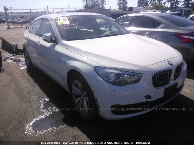 WBA5M2C58ED085552 - 2014 BMW 535 IGT WHITE photo 1