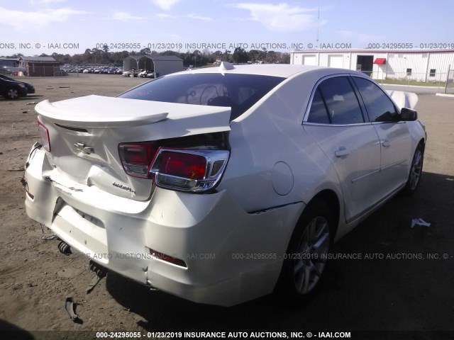 1G11C5SL9EF221805 - 2014 CHEVROLET MALIBU 1LT 白色 照片 4