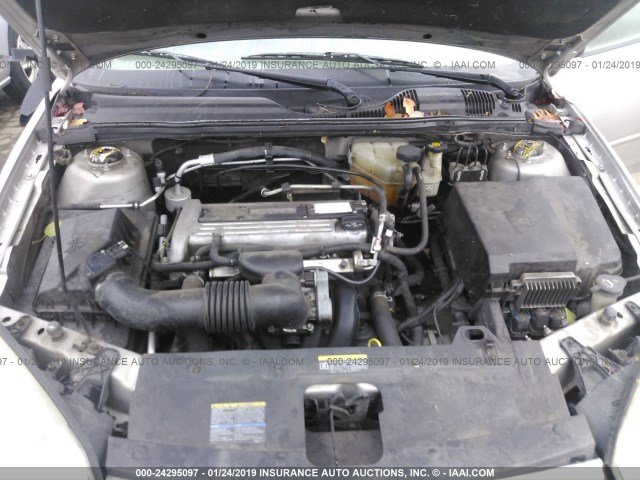 1G1ZS51F76F256751 - 2006 CHEVROLET MALIBU LS SILVER photo 10