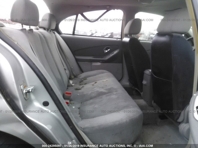 1G1ZS51F76F256751 - 2006 CHEVROLET MALIBU LS SILVER photo 8