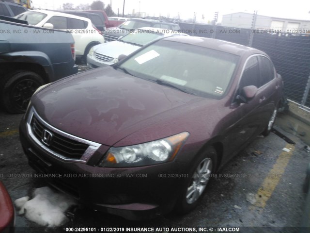 JHMCP26408C060402 - 2008 HONDA ACCORD LXP RED photo 2