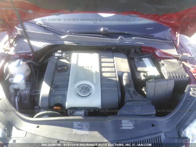 WVWFA71F28V019277 - 2008 VOLKSWAGEN EOS LUX 红色 照片 10