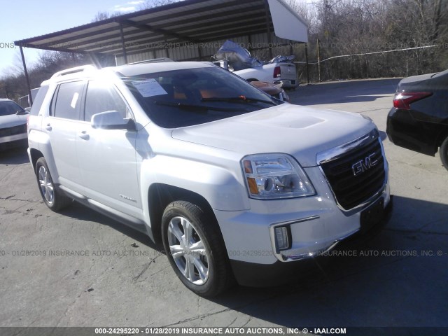 2GKFLTE36H6338810 - 2017 GMC TERRAIN SLE WHITE photo 1