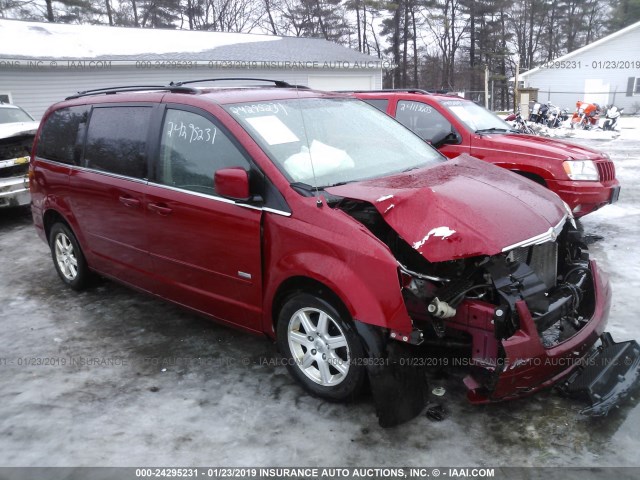 2A8HR54P58R776390 - 2008 CHRYSLER TOWN & COUNTRY TOURING RED photo 1