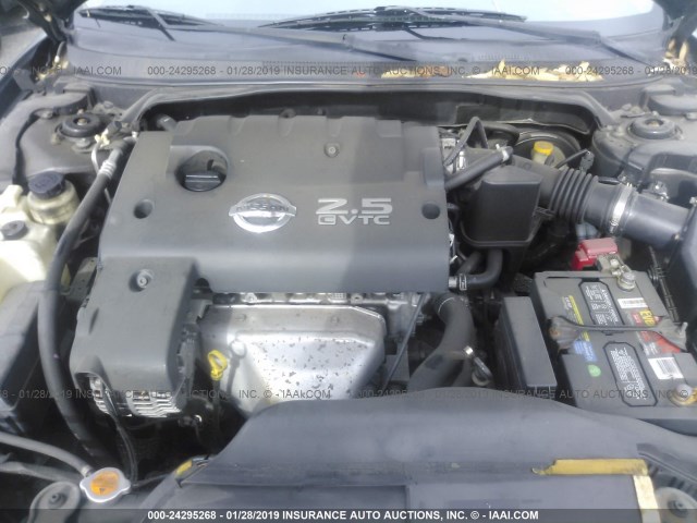 1N4AL11D75C179278 - 2005 NISSAN ALTIMA S/SL GRAY photo 10