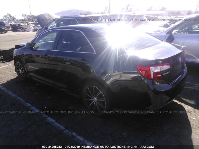 4T1BF1FK9CU202009 - 2012 TOYOTA CAMRY SE/LE/XLE 黑色 照片 3