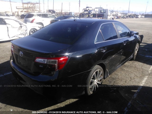 4T1BF1FK9CU202009 - 2012 TOYOTA CAMRY SE/LE/XLE 黑色 照片 4