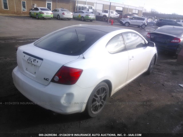JTKDE177160104915 - 2006 TOYOTA SCION TC თეთრი ფოტო 4
