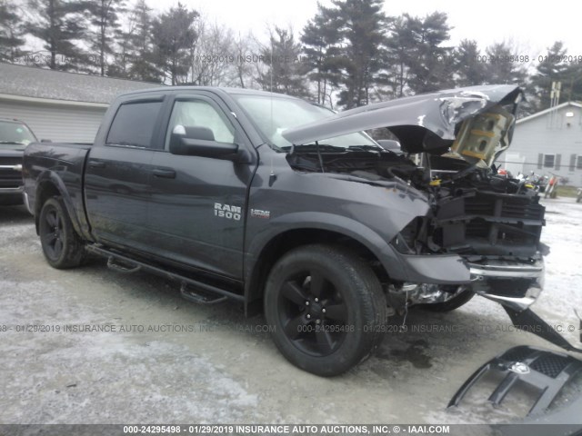 1C6RR7LT9GS172237 - 2016 RAM 1500 SLT GRAY photo 1