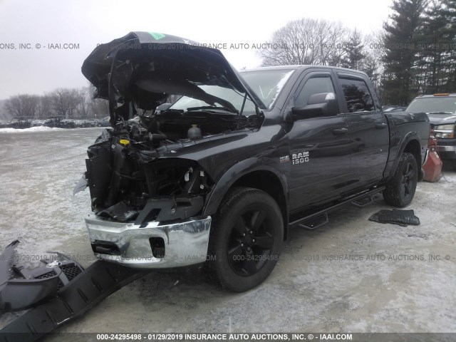 1C6RR7LT9GS172237 - 2016 RAM 1500 SLT GRAY photo 2