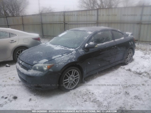 JTKDE177270147953 - 2007 TOYOTA SCION TC შავი ფოტო 2