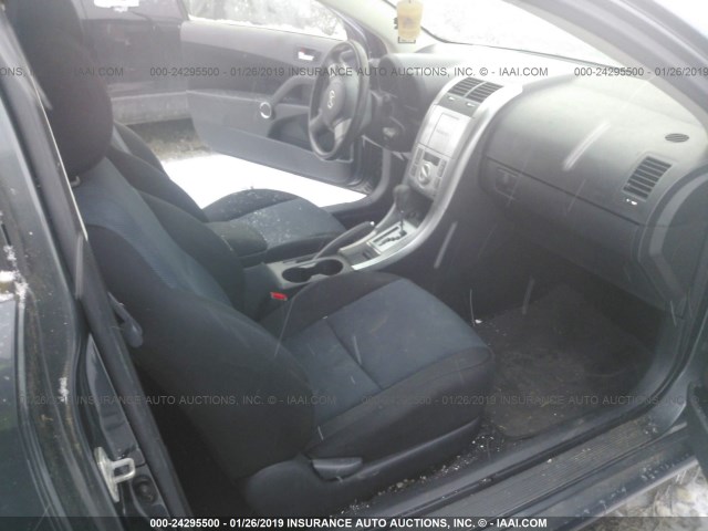 JTKDE177270147953 - 2007 TOYOTA SCION TC შავი ფოტო 5