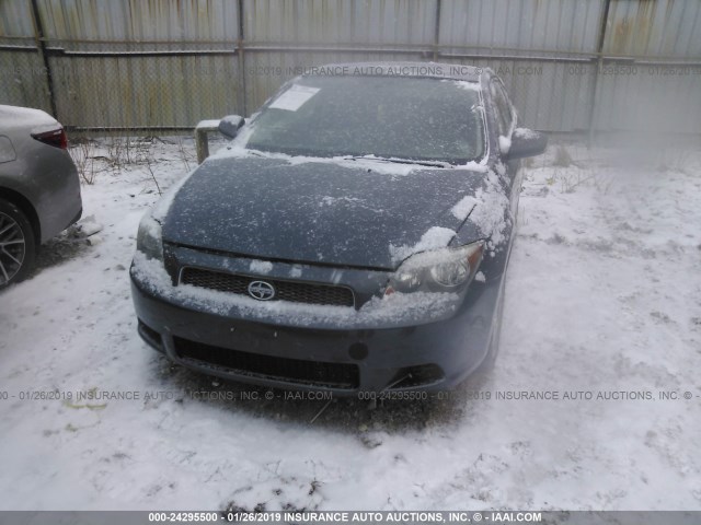 JTKDE177270147953 - 2007 TOYOTA SCION TC შავი ფოტო 6