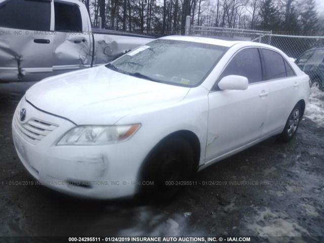 4T1BE46K87U676480 - 2007 TOYOTA CAMRY NEW GENERAT CE/LE/XLE/SE WHITE photo 2