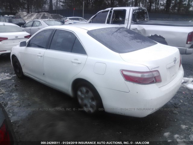 4T1BE46K87U676480 - 2007 TOYOTA CAMRY NEW GENERAT CE/LE/XLE/SE WHITE photo 3