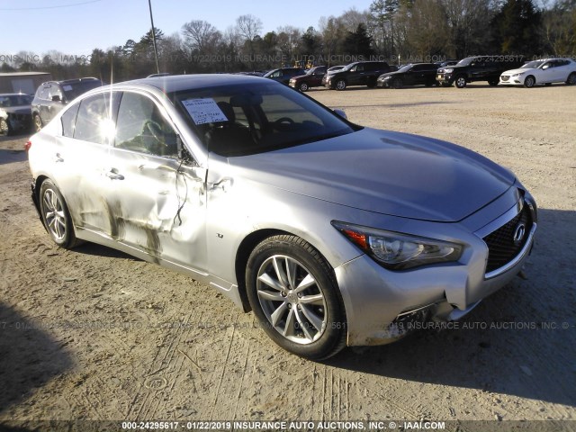 JN1BV7AP9FM337687 - 2015 INFINITI Q50 PREMIUM/SPORT SILVER photo 1