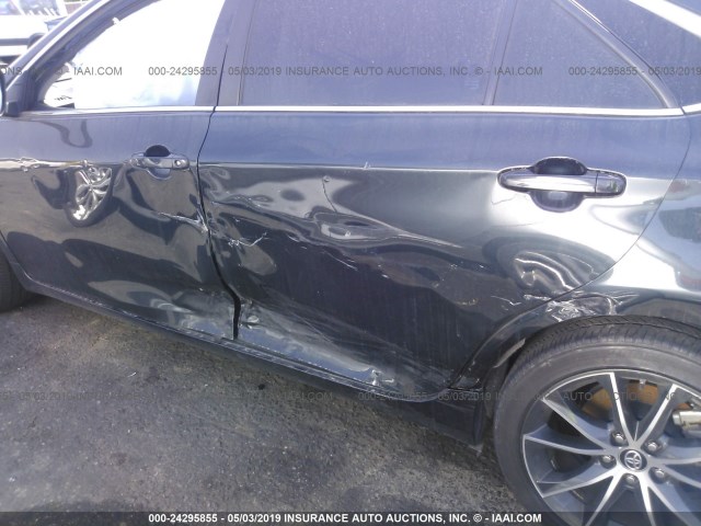 4T1BF1FK4HU648981 - 2017 TOYOTA CAMRY LE/XLE/SE/XSE Dark Blue photo 6