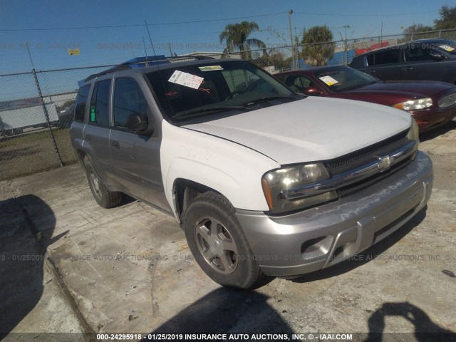 1GNDS13S942120573 - 2004 CHEVROLET TRAILBLAZER LS/LT GRAY photo 1