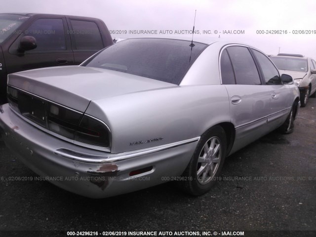 1G4CW54K414215066 - 2001 BUICK PARK AVENUE  SILVER photo 4