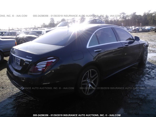 WDDUG8FB9FA100062 - 2015 MERCEDES-BENZ S 550 4MATIC BLUE photo 4