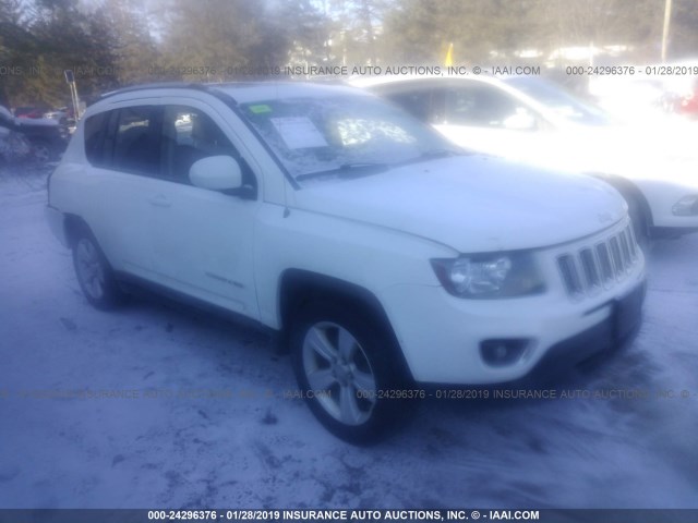 1C4NJDAB3FD392855 - 2015 JEEP COMPASS SPORT WHITE photo 1