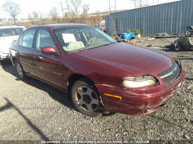 1G1NE52J63M543630 - 2003 CHEVROLET MALIBU LS RED photo 1