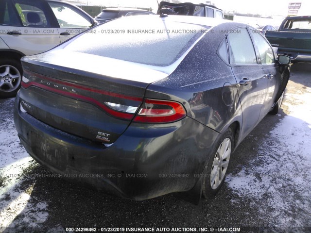 1C3CDFBB5ED701771 - 2014 DODGE DART SXT BLACK photo 4