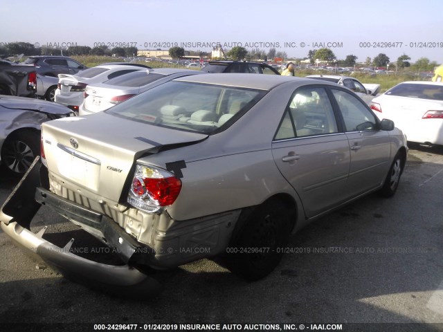 4T1BE32K16U673466 - 2006 TOYOTA CAMRY LE/XLE/SE GOLD photo 4