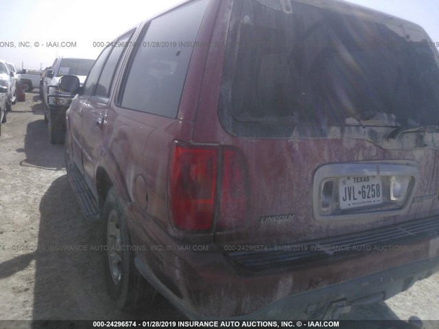 5LMFU28A2YLJ38455 - 2000 LINCOLN NAVIGATOR Қызыл фото 3