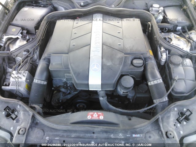 WDBUF65J04A411370 - 2004 MERCEDES-BENZ E 320 Champagne photo 10