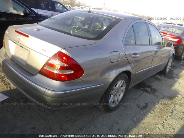 WDBUF65J04A411370 - 2004 MERCEDES-BENZ E 320 Champagne photo 4