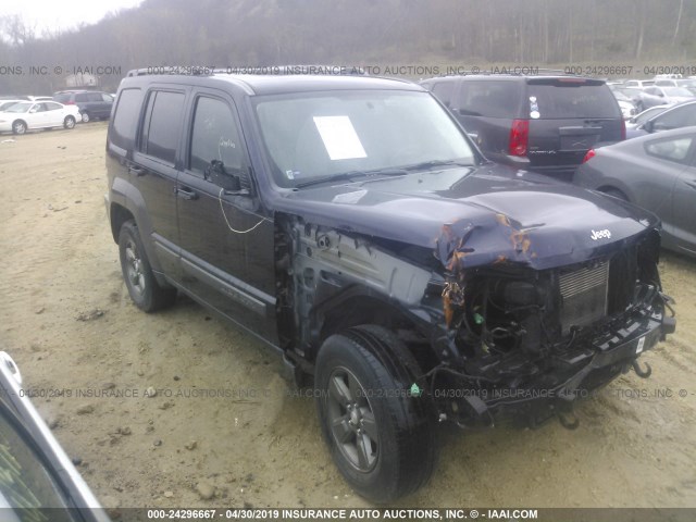 1J4PN3GK2BW549248 - 2011 JEEP LIBERTY RENEGADE Dark Blue photo 1