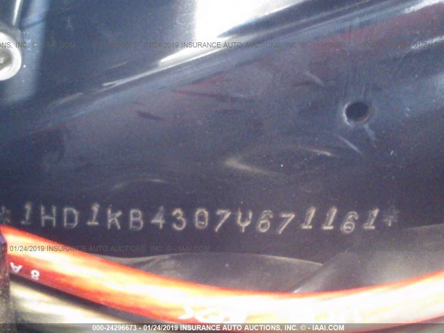 1HD1KB4307Y671161 - 2007 HARLEY-DAVIDSON FLHX CALIFORNIA RED photo 10