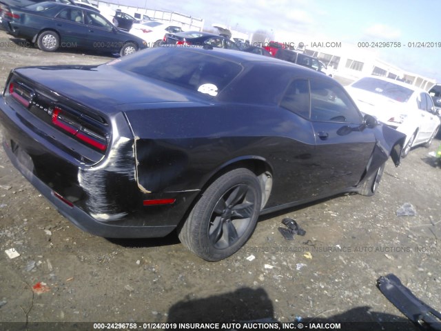 2C3CDZAG8FH850906 - 2015 DODGE CHALLENGER SXT GRAY photo 4